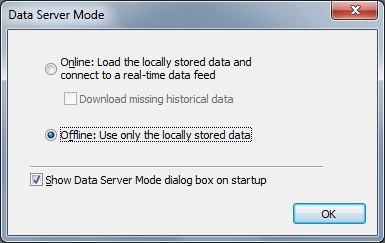 Platform Data Server settings