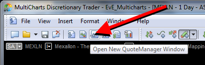 Quote Manager Button